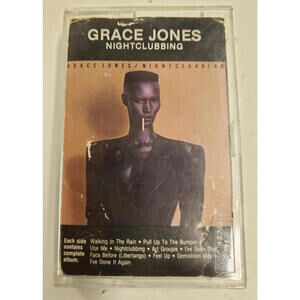 Grace Jones-Nightclubbing ORIGINAL 1981 cassette tape Good Tested
